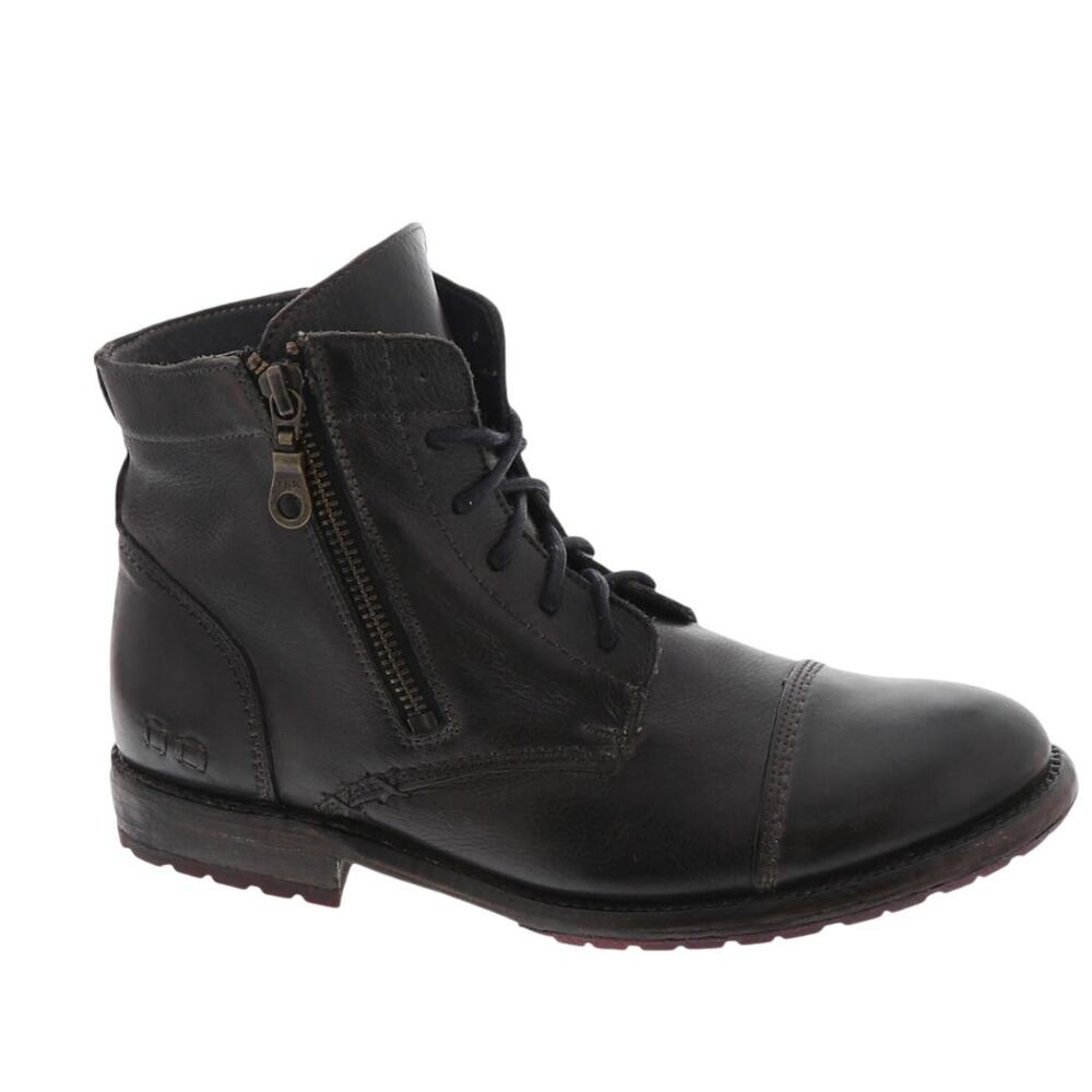 Bed Stu Womens Bonnie II Ankle Boots Size 8.5 EU 39 Black Leather NIB
